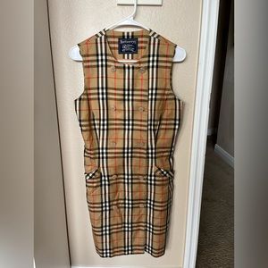 Vintage Burberry Sheath Dress